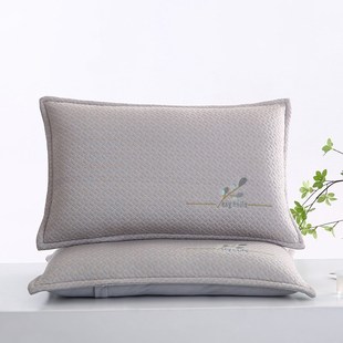 枕头套和枕芯一套家用一对不塌陷不变形填充棉护颈椎单人35x55低