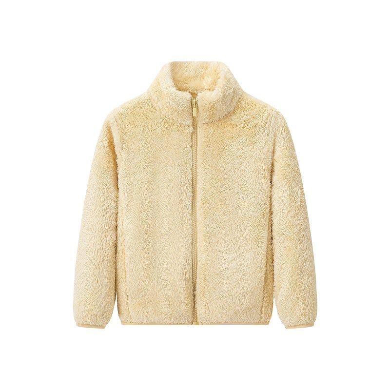 童装/男童/女童冬季新款摇粒绒拉链夹克珊瑚绒外套458897/449887