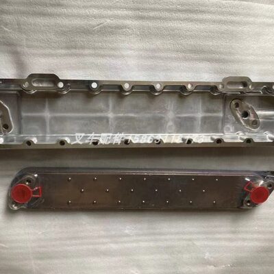 TCM 6BG1 6BB1 6BD1叉车机油散热器盖 冷却边盖 Z-1-11282-028-0