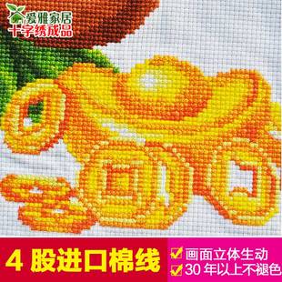 十字绣成品家和万事兴机绣春光明媚 新款 大幅十字绣客厅系列大画