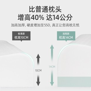 高枕头加厚加高泰国天然乳胶枕芯不塌陷不变形睡眠家用护颈椎单人