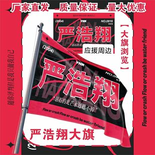 严浩翔大旗明星TF家族严浩翔应援大旗户外打卡音乐节应援旗定制