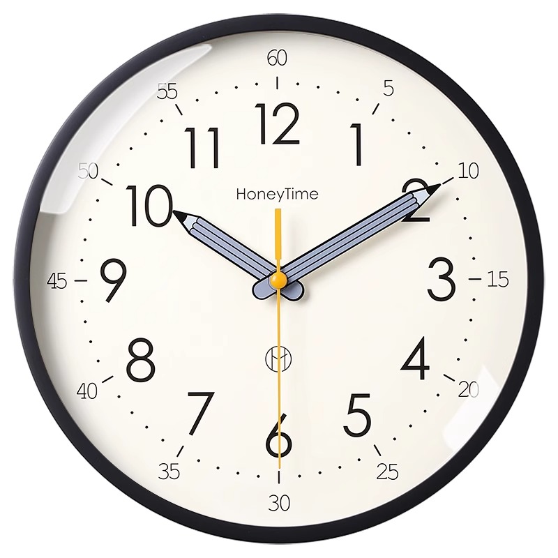 2023新款现代创意挂钟客厅简约挂墙时钟钟表石英钟静音饭厅免打孔