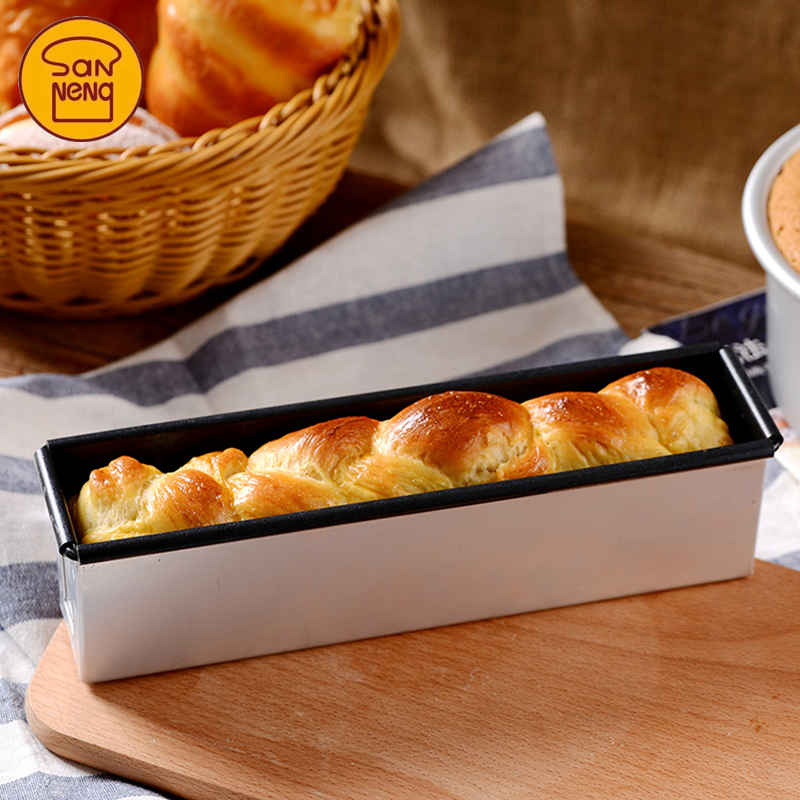 三能不粘水果条蘑菇头磅蛋糕SN2132长方形面包不沾小土吐司盒模具