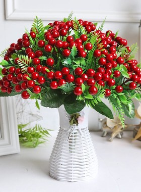 餐桌卧室客厅仿真花假花装饰品摆设花酒柜创意摆件工艺品塑料花