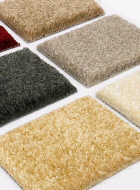 加厚弯头纱地毯卧室办公室酒店家居割绒簇绒满铺地毯