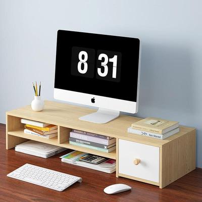 电脑显示器增高架底座加高办公桌桌面收纳盒支架书桌上多层置物架