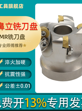EMR5R圆鼻立铣刀盘数控铣床加工 63 80 100 125开粗R6端面铣刀盘