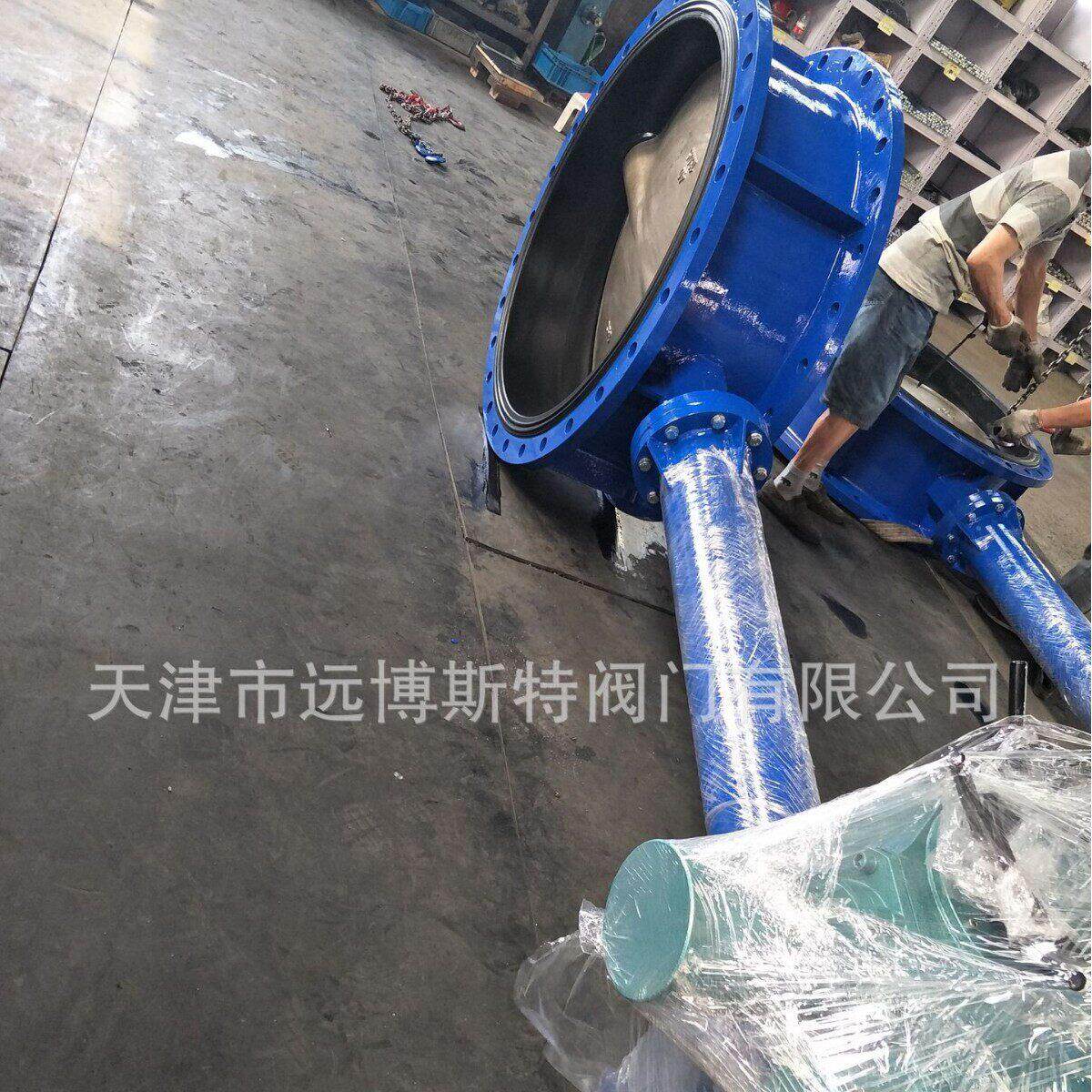 加长杆电动法兰蝶阀.手电两用,D941XP-10Q不锈钢板地埋式蝶阀