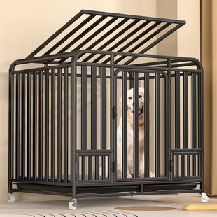 狗笼子大型犬中型犬狗笼带厕所家用室内外金毛拉布拉多宠物狗狗笼