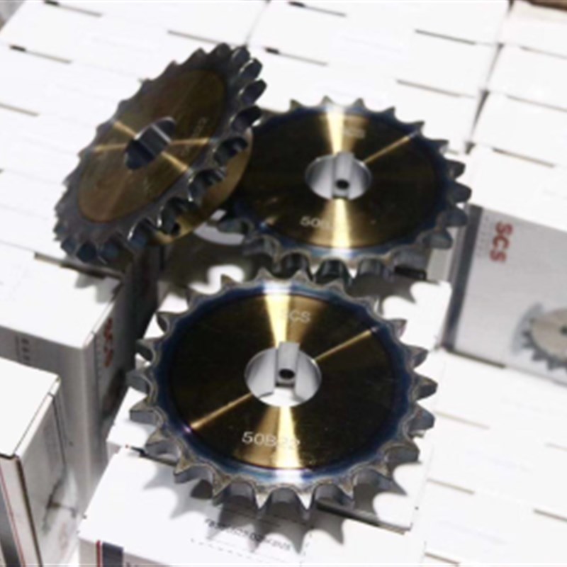 1.6寸/28A平片双排链轮10齿-22齿机械传动配件非标可定制链条齿轮