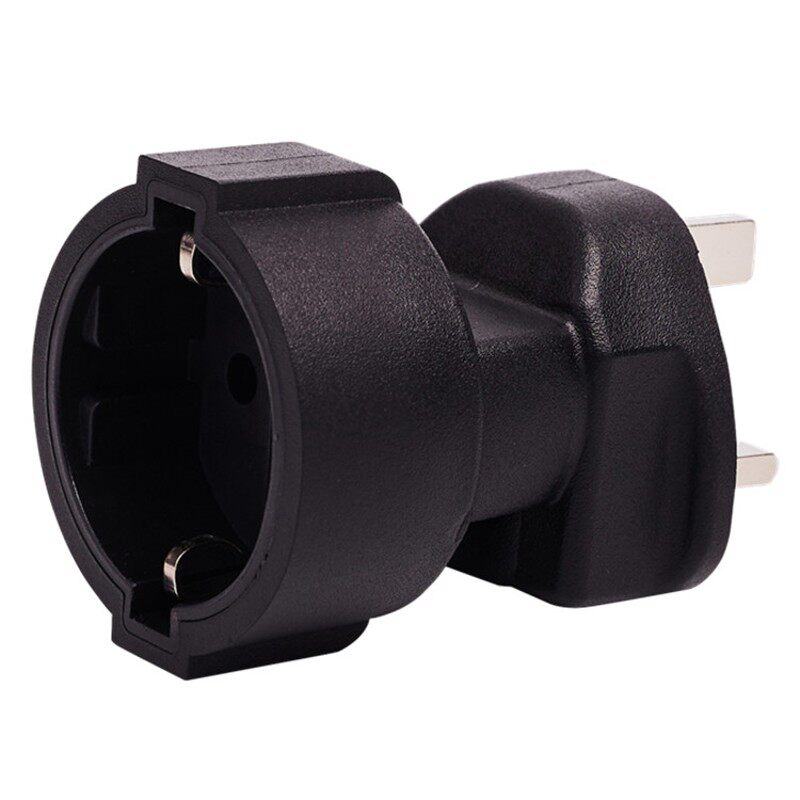 英规三方脚转德标母座纯铜导体出国旅游电源转换适配器插头250V