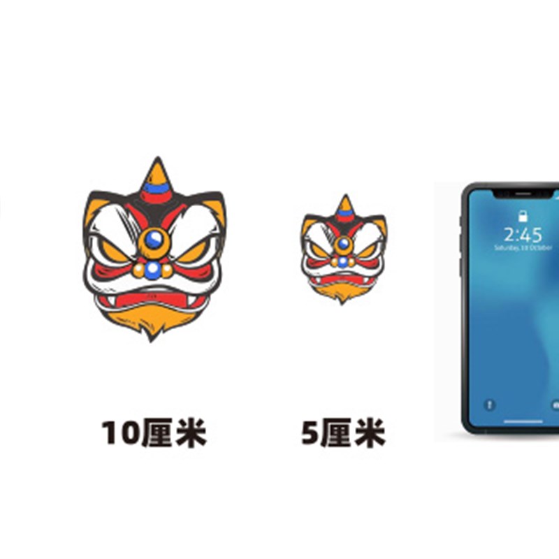 趣味游戏街霸装饰反光车贴 个性车身摩托车划痕遮挡防水贴纸贴花