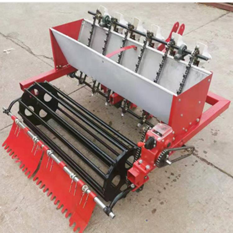 新款种蒜机山药豆播种机桃核种植机行距定做大蒜播种机手推种蒜机
