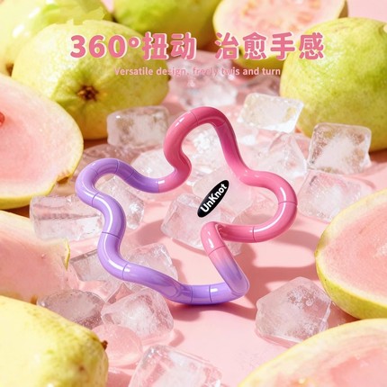 官方正版tangle扭扭乐温变tango解压百变扭扭乐感温变色静音玩具