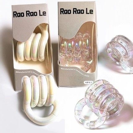 正版tangle冰玉温变色扭扭乐adhd儿童小学生礼物户外益智解压玩具