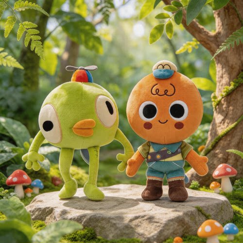 儿童新品Bing Bong PEAK Scout Plushie动漫游戏周边毛绒公仔玩偶