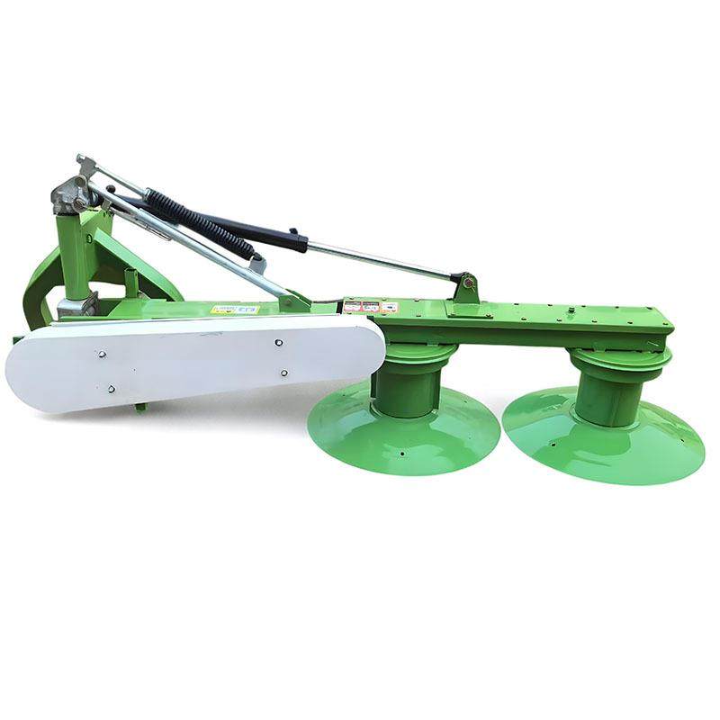 紫花苜蓿艾草割草机农业农业拖拉机悬挂后置双圆盘牧草除草机