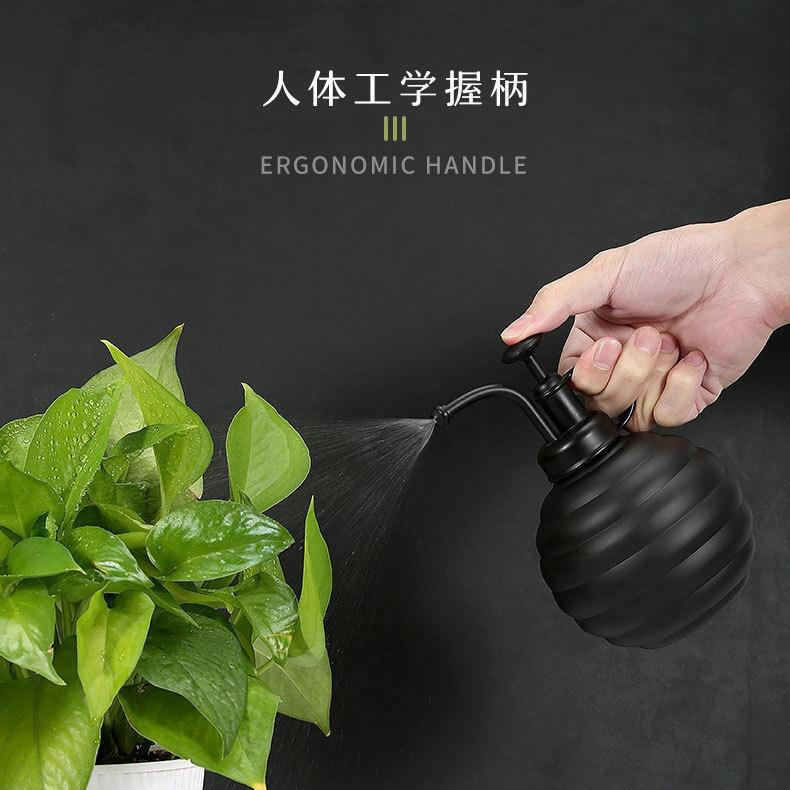 不锈钢喷壶浇花水壶多肉绿植园艺家用洒水壶小型压力喷雾器500ML