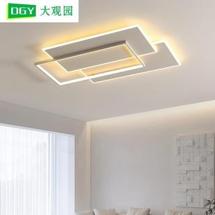 客厅灯现代简约吸顶灯大气家用灯具卧室灯北欧创意大灯客厅主灯