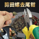 田螺剪刀螺丝剪尾机垂钓钓夹螺蛳剪刀剪螺狮去尾钳剪螺丝钳斜嘴钳