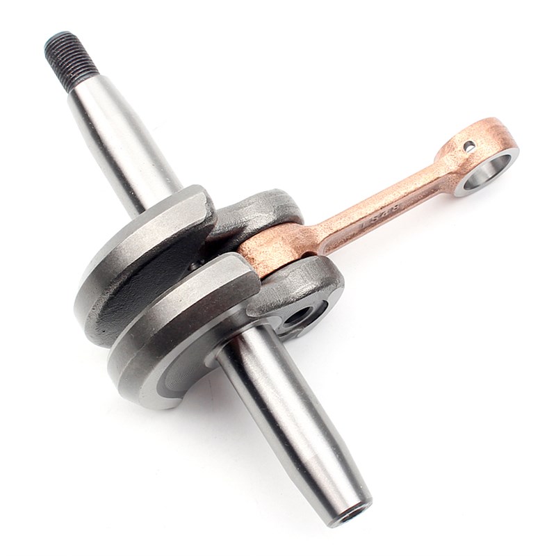 48地钻曲轴63CC发动机曲轴地钻动力钻孔曲轴割草机配件48地钻曲轴