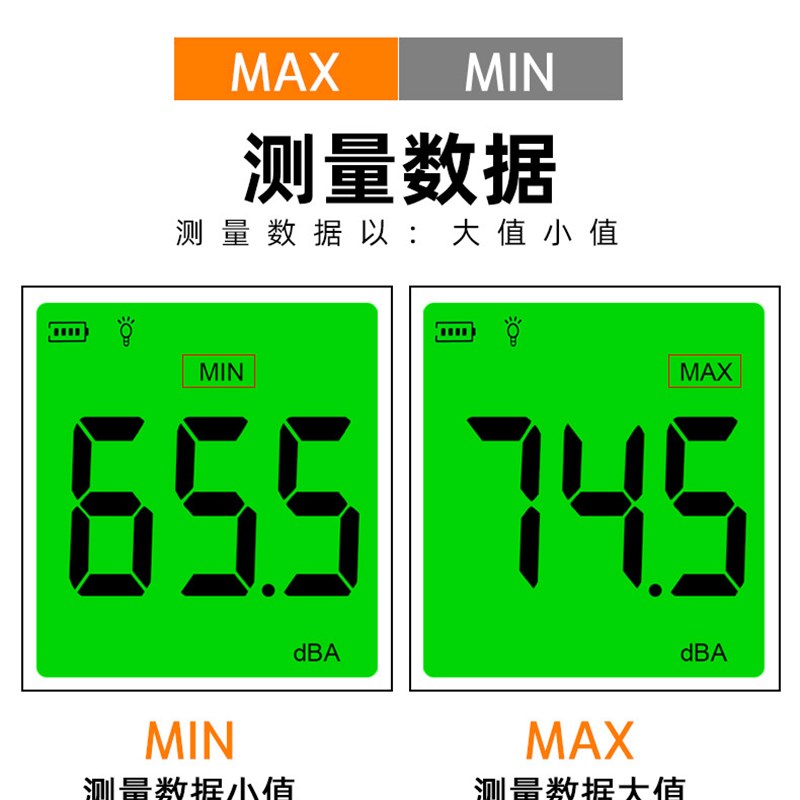希玛分贝仪噪音计专业测试仪家用声级计测量声音检测器AS824
