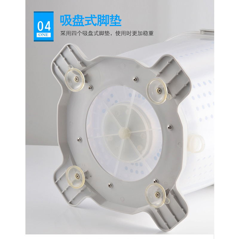 手动洗衣机不用电宿舍手摇式小型甩干桶户外便携式洗袜子内裤神器