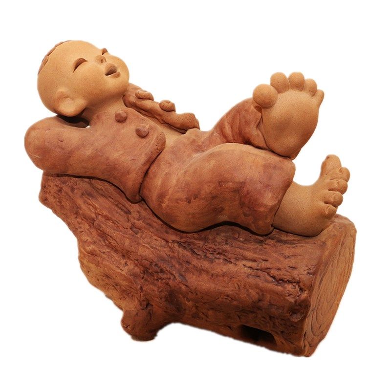 陶艺工艺品 纯手工土陶泥人 休闲娃 装饰人物 装饰 陶泥,特色手工艺,泥人/泥塑/面塑,淘宝优惠券,粉丝福利购,淘宝优惠卷