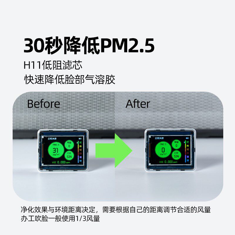 配件#JYTECH D3000 桌面空气净化器怼脸吹H13滤芯