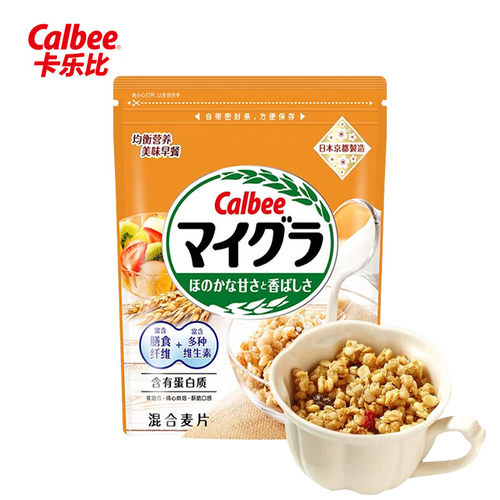 卡乐比日本进口谷物混合麦片