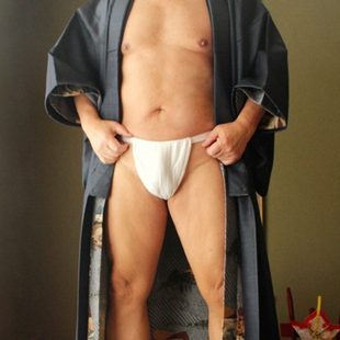 布尺印花鼓太 兜裆褌 裤 纯棉尺传统衩男裤 六 兜襠布时尚 鬼六日式