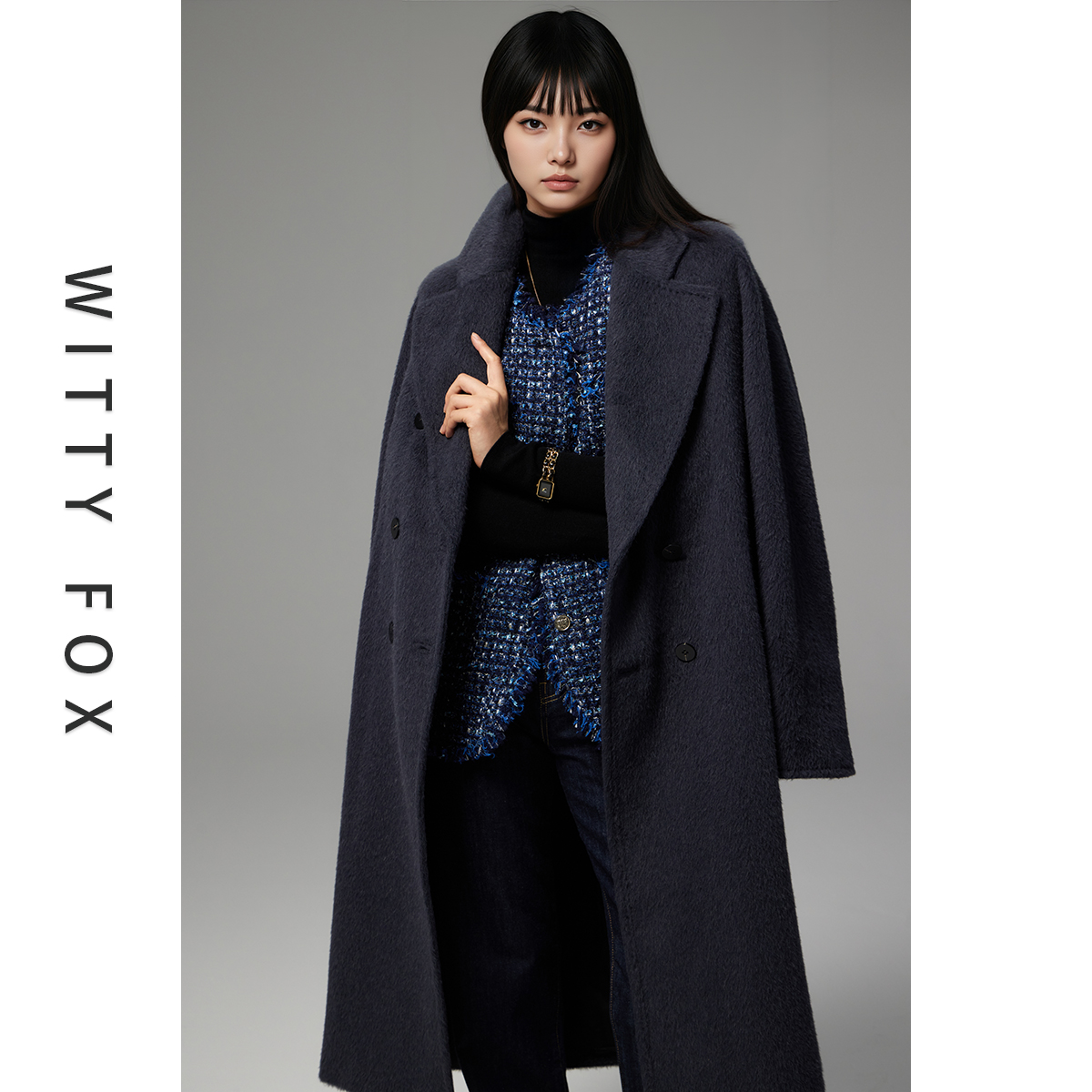 WITTYFOX经典1O18O1大衣外套