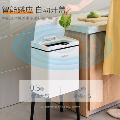 家用轮子厨房专用高脚可移动三分类垃圾桶带高大号大容量款不锈钢