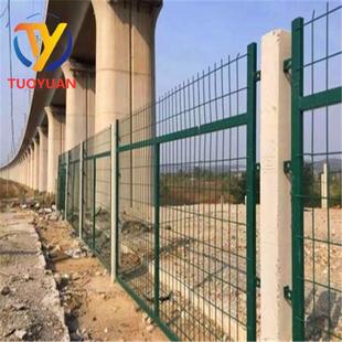 厂家供应铁路护栏高速桥下防护栅栏金属网片桥梁钢丝网围栏