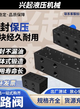 电磁阀油路02/03/04/06/08-1/2/3/4/5/6/7/8/9WW+DBW阀底座集成块