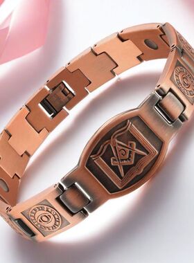 纯铜恶魔纯简约维京磁性手链