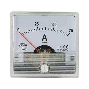 指针式 45DC75A接分流器 直流电流表头安培表BP