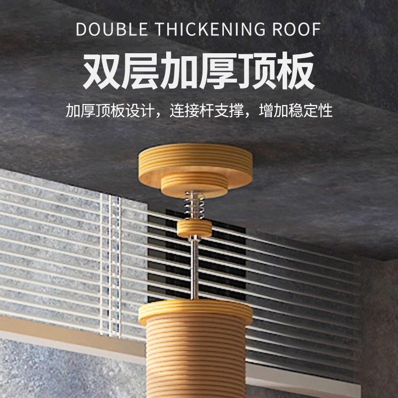 飘窗猫爬架猫窝猫树一体不占地通天柱树干猫咪玩具用品实木跳台