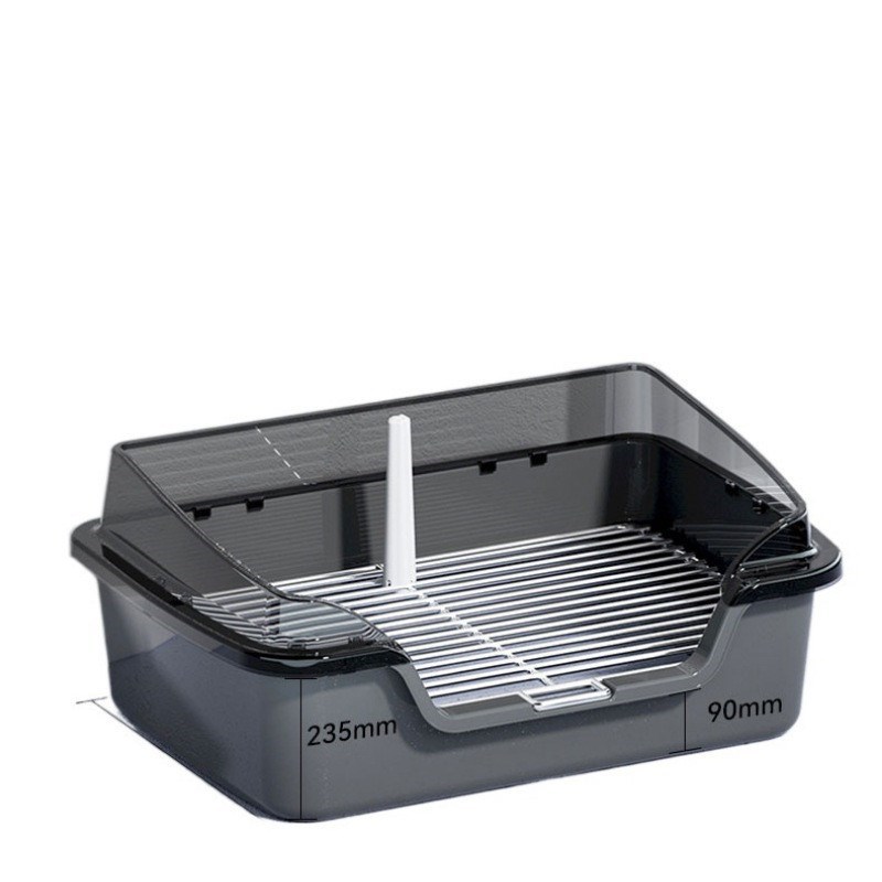 狗狗厕所中小型犬大小便宠物尿尿盆便盆不锈钢训练狗砂盆