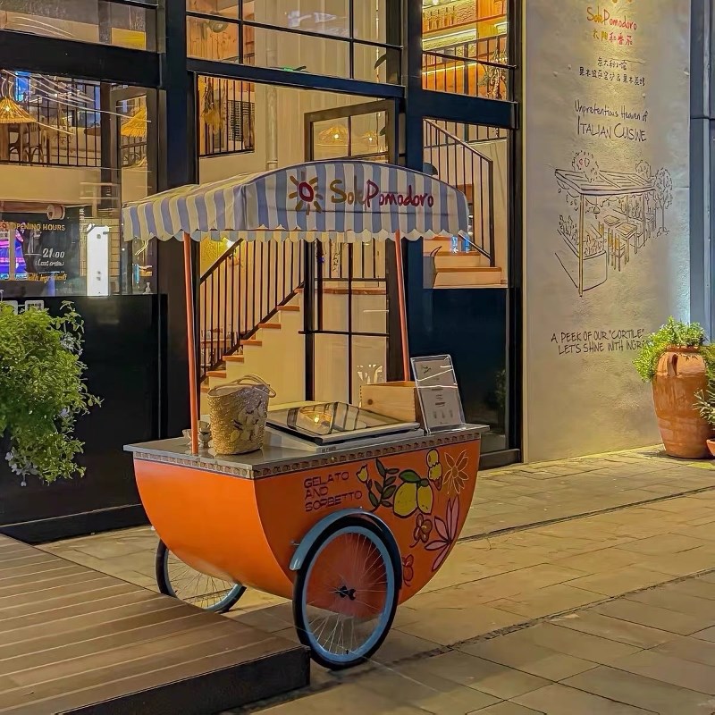 户外展示宣传车可移动手推车子商业活动促销装饰车美陈网红装饰车