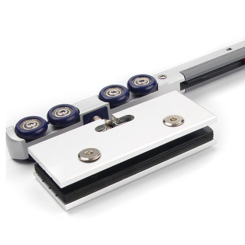 双向缓冲玻璃门吊轮 推拉门轨道 酒店淋浴房门夹 浴室拉门吊滑轮