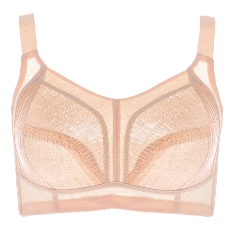 (3件89】大胸显小胸内衣女无钢圈文胸聚拢收副乳防下垂超薄款夏季