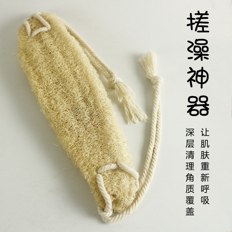 天然丝瓜络搓澡搓澡巾长条丝瓜瓤洗澡巾浴擦搓背搓泥浴花涛森