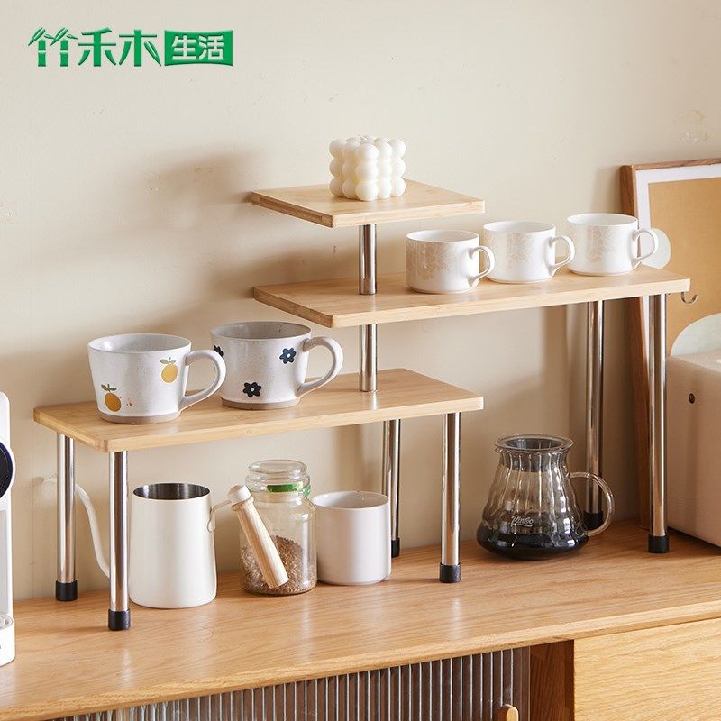 置物架厨房墙角调味罐收纳架台面转角多功能架子办公桌面置物架子