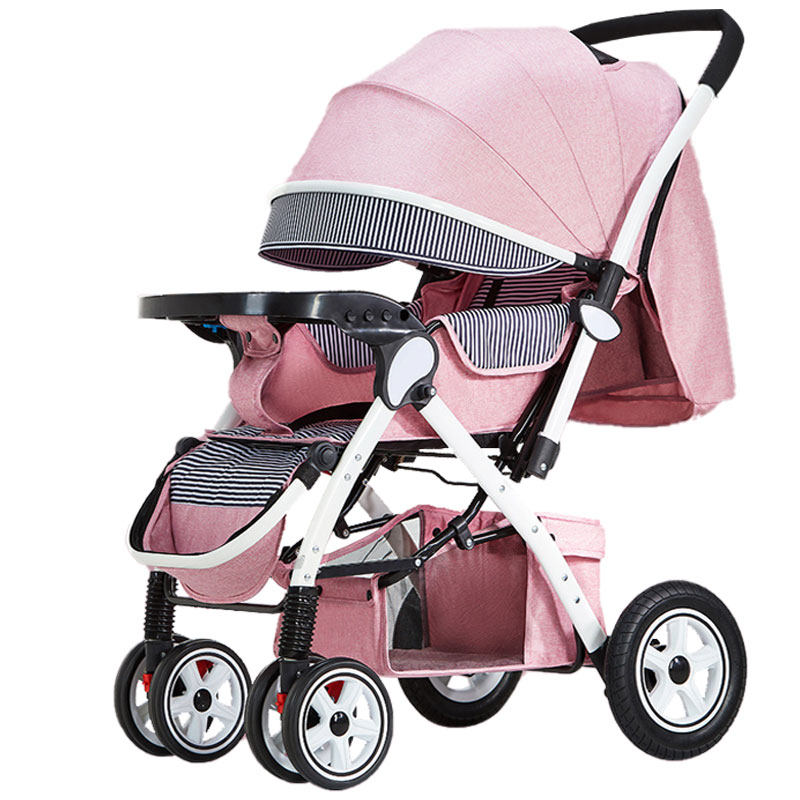 婴儿车可坐可躺双向折叠轻便0一3岁bb儿童手推车新生宝宝婴儿推车