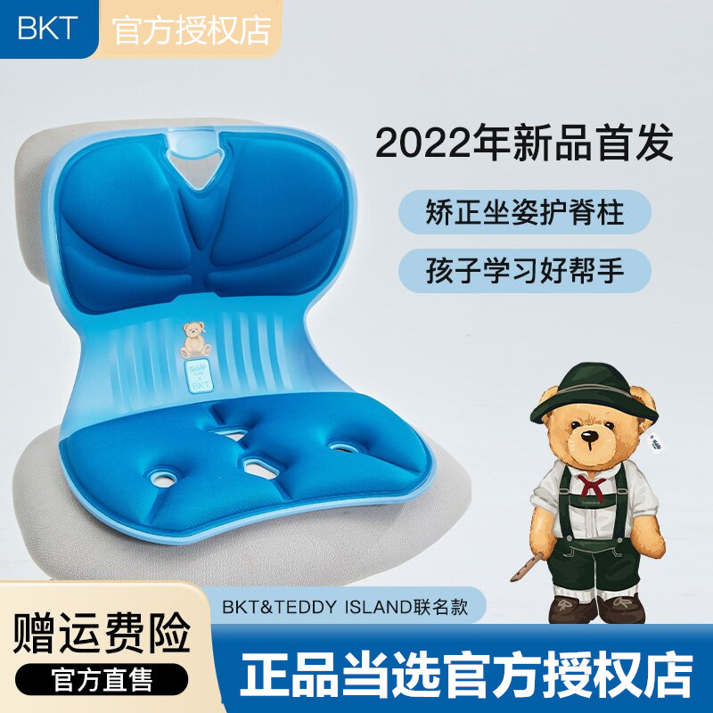 新护腰坐垫儿f童坐姿矫正学习椅靠背成人体工学护脊椅子开车腰靠