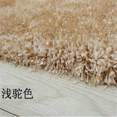 定制 地毯茶几弹力丝旗客厅卧室加厚加密亮丝长毛床头毯carpet