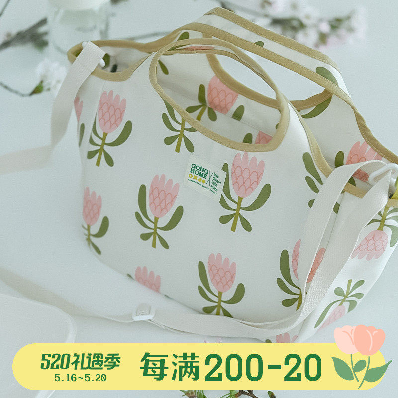 高颜值防水防油便当袋子上班族手提带饭盒大容量保温X保鲜餐盒饭
