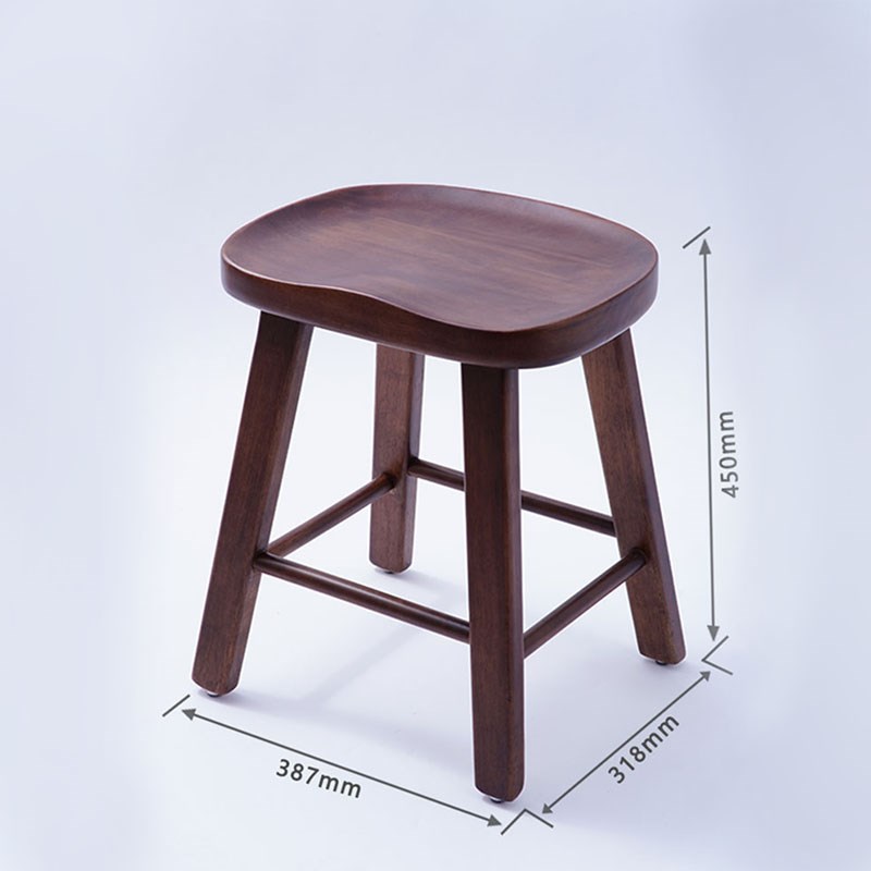 实木凳子家用结实耐用板凳吧台椅简约梳妆凳原木餐椅小矮凳换鞋凳